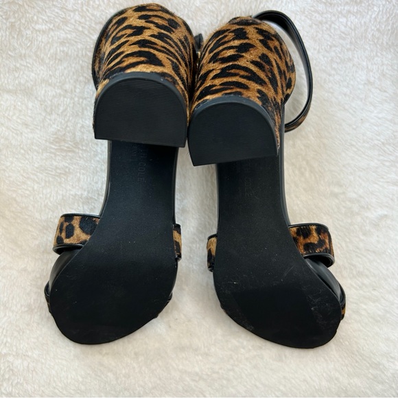 Kenneth Cole Leopard Fur Sandals - Picture 9 of 9